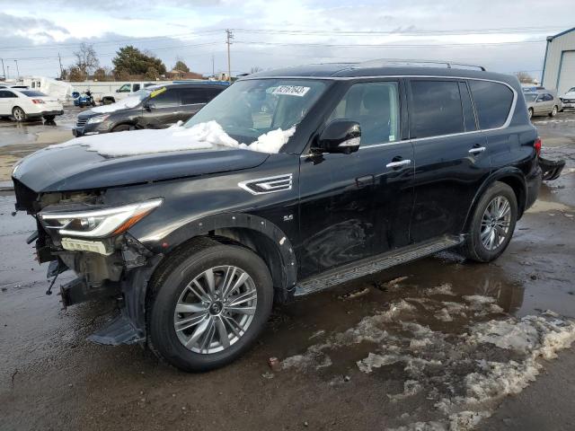 Image 1 of 2020 INFINITI QX80 LUXE 2020 with VIN JN8AZ2NEXL9255639