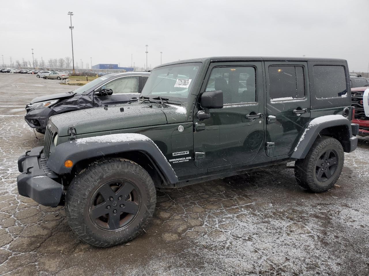 Image 1 of 2012 JEEP WRANGLER UNLIMITED SPORT 2012 with VIN 1C4BJWDG4CL117051