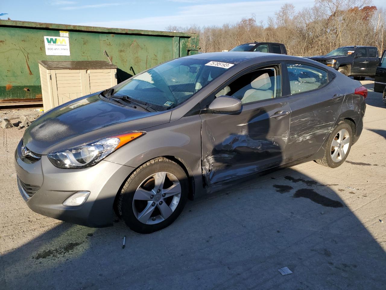Image 1 of 2013 HYUNDAI ELANTRA GLS 2013 with VIN 5NPDH4AE5DH319849