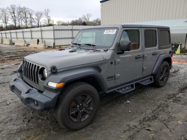 Image 1 of 2021 JEEP WRANGLER UNLIMITED SPORT 2021 with VIN 1C4HJXDG1MW719566