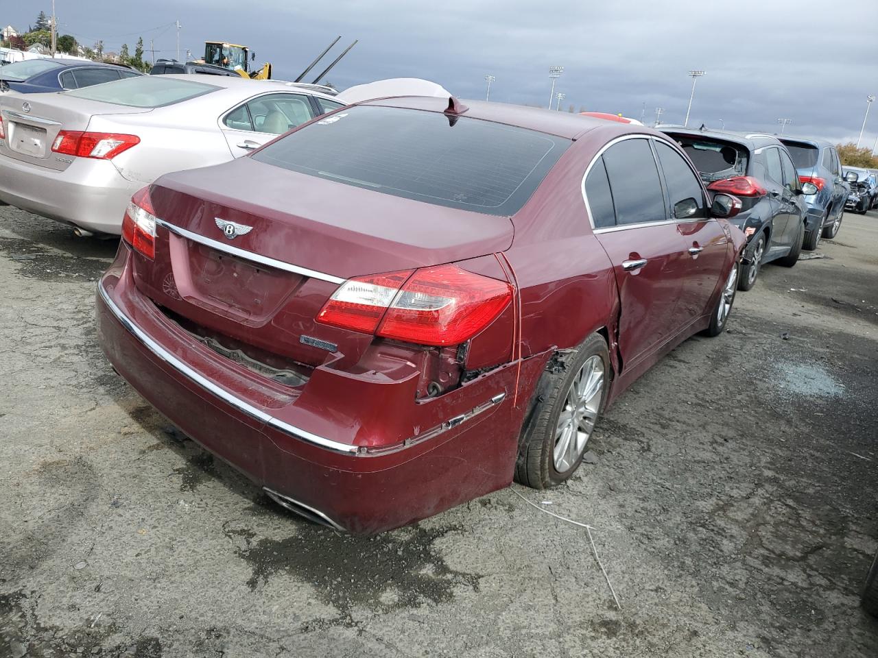 Obraz 3 z 2012 HYUNDAI GENESIS 3.8L 2012 z VIN KMHGC4DD2CU173330