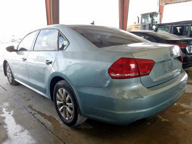 Image 3 of 2012 VOLKSWAGEN PASSAT S 2012 with VIN 1VWAP7A36CC046420