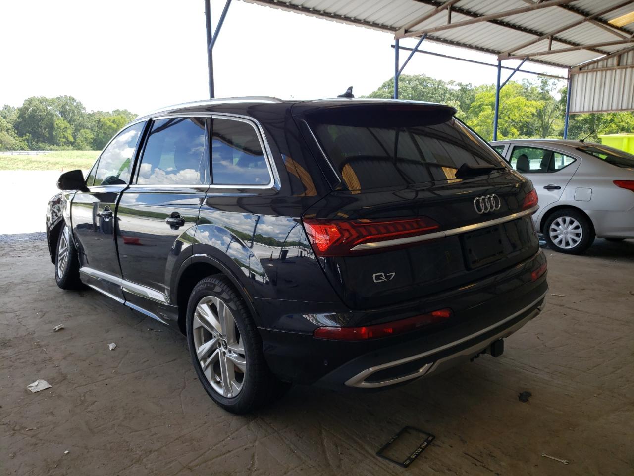 Image 3 of 2021 AUDI Q7 PREMIUM PLUS 2021 with VIN WA1LXAF7XMD024267