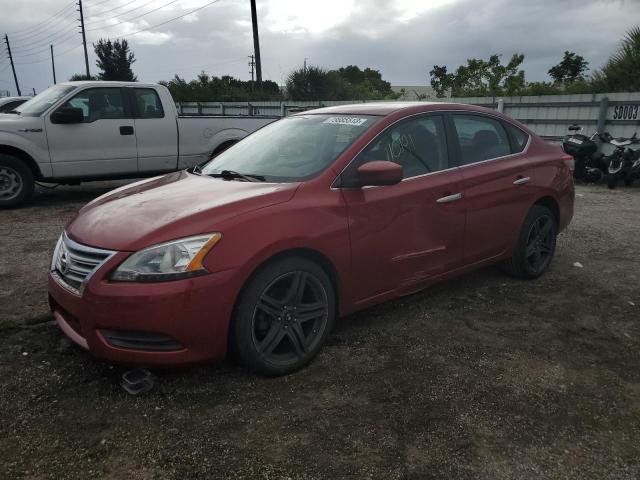 Image 1 of 2014 NISSAN SENTRA S 2014 with VIN 3N1AB7AP8EL625598