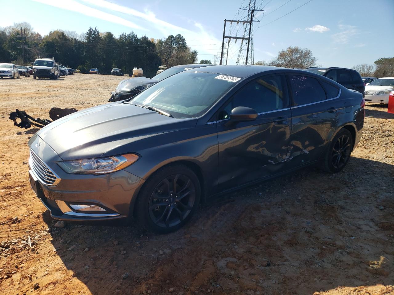 Obraz 1 z 2018 FORD FUSION SE 2018 z VIN 3FA6P0HD9JR237820