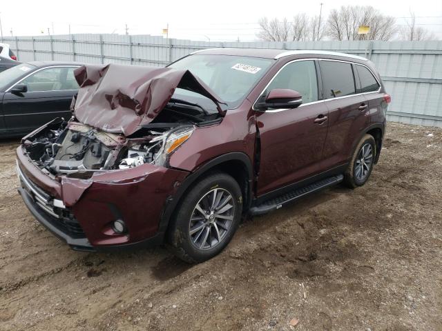 Изображение 1 2019 TOYOTA HIGHLANDER SE 2019 с VIN 5TDJZRFH3KS716886