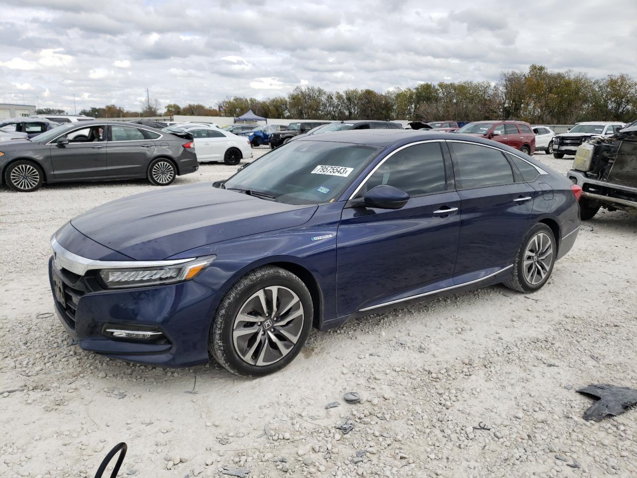 Image 1 of 2019 HONDA ACCORD TOURING HYBRID 2019 with VIN 1HGCV3F98KA013082