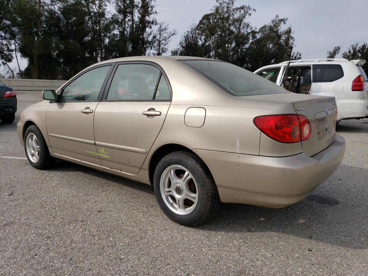 Image 2 of 2008 TOYOTA COROLLA CE 2008 with VIN 2T1BR30E78C895693