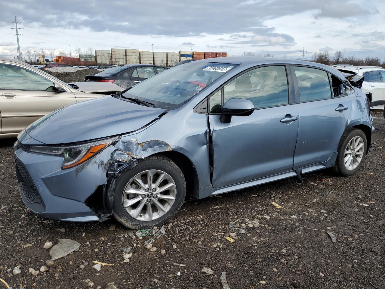 Image 1 of 2020 TOYOTA COROLLA LE 2020 with VIN JTDVPRAE0LJ078437