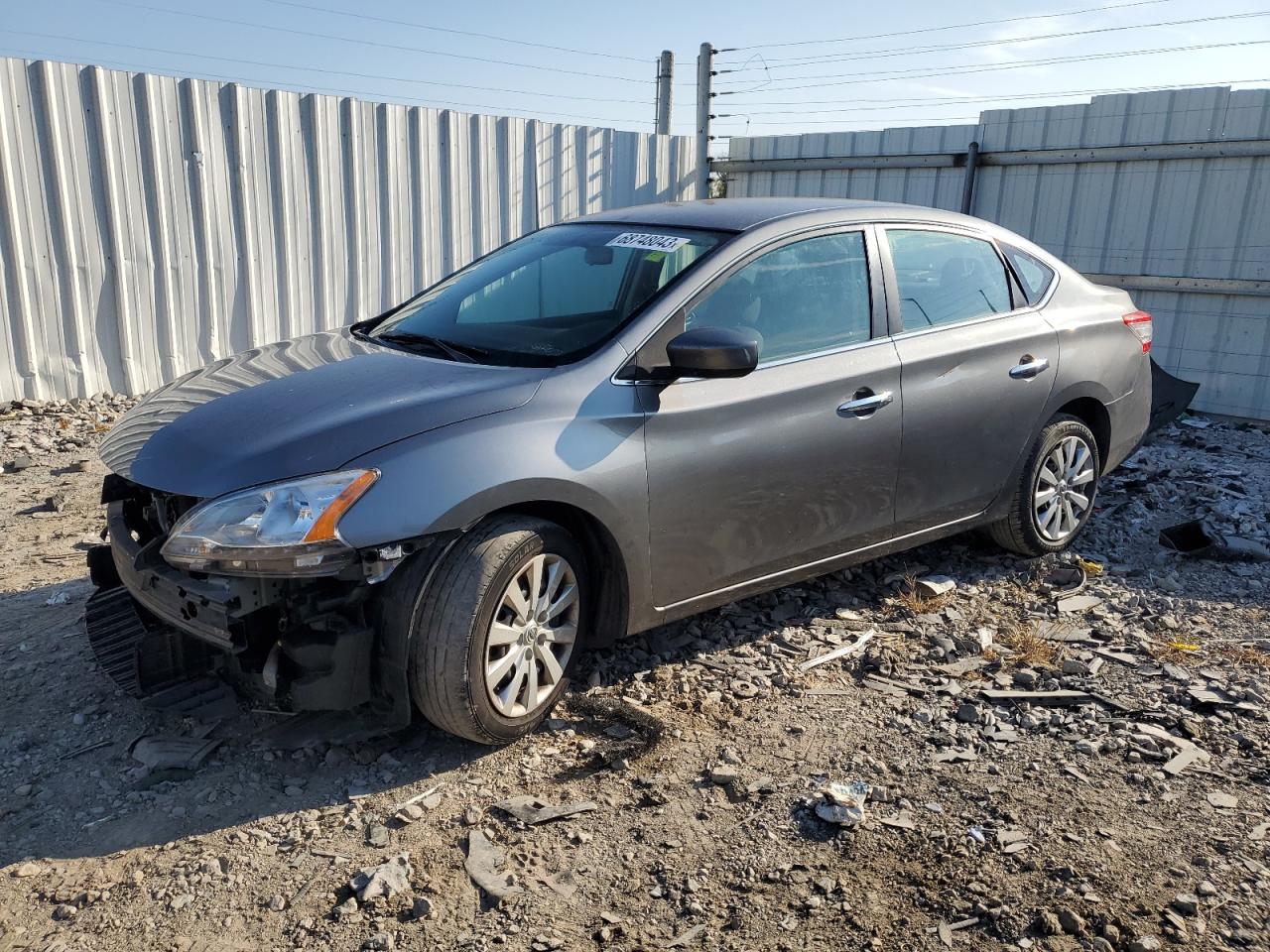 Image 1 of 2015 NISSAN SENTRA S 2015 with VIN 3N1AB7AP5FL655885