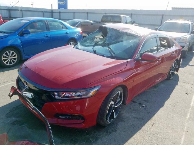 Image 2 of 2018 HONDA ACCORD SPORT 2018 with VIN 1HGCV1F32JA033181