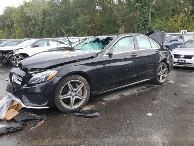 Image 1 of 2016 MERCEDES-BENZ C 300 4MATIC 2016 with VIN 55SWF4KB3GU144683