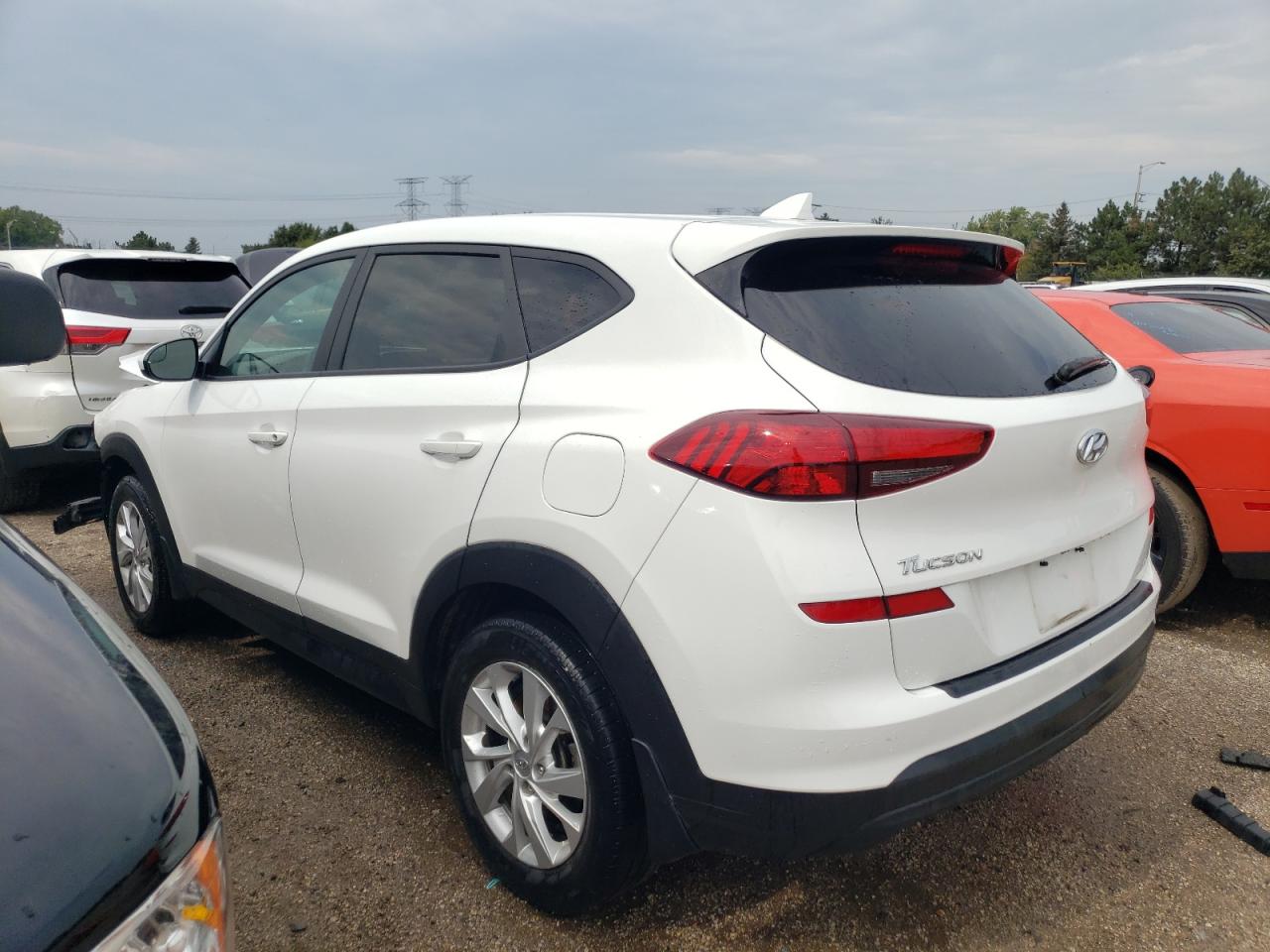 Image 2 of 2020 HYUNDAI TUCSON SE 2020 with VIN KM8J23A48LU147676