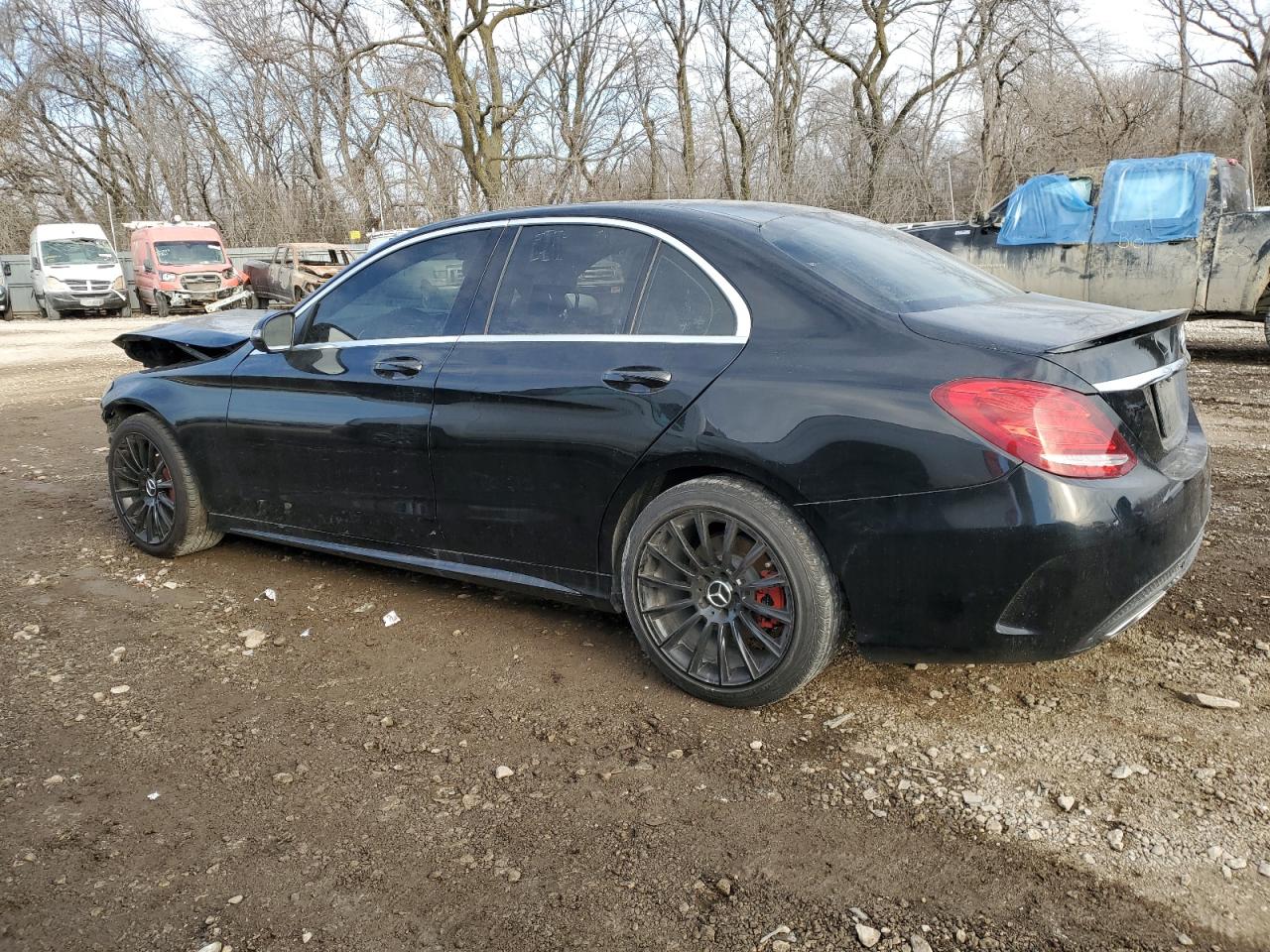 Image 2 of 2017 MERCEDES-BENZ C 300 4MATIC 2017 with VIN 55SWF4KB2HU184447