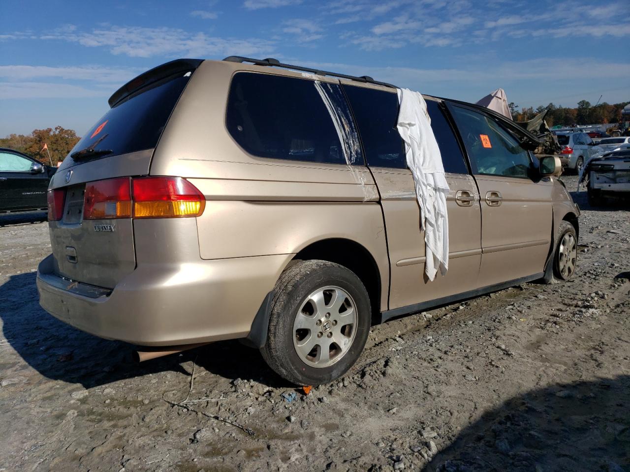 Изображение 3 2002 HONDA ODYSSEY EXL 2002 с VIN 2HKRL18002H521198