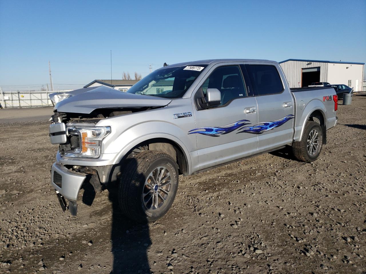 Image 1 of 2019 FORD F150 SUPERCREW 2019 with VIN 1FTEW1E43KFB82279