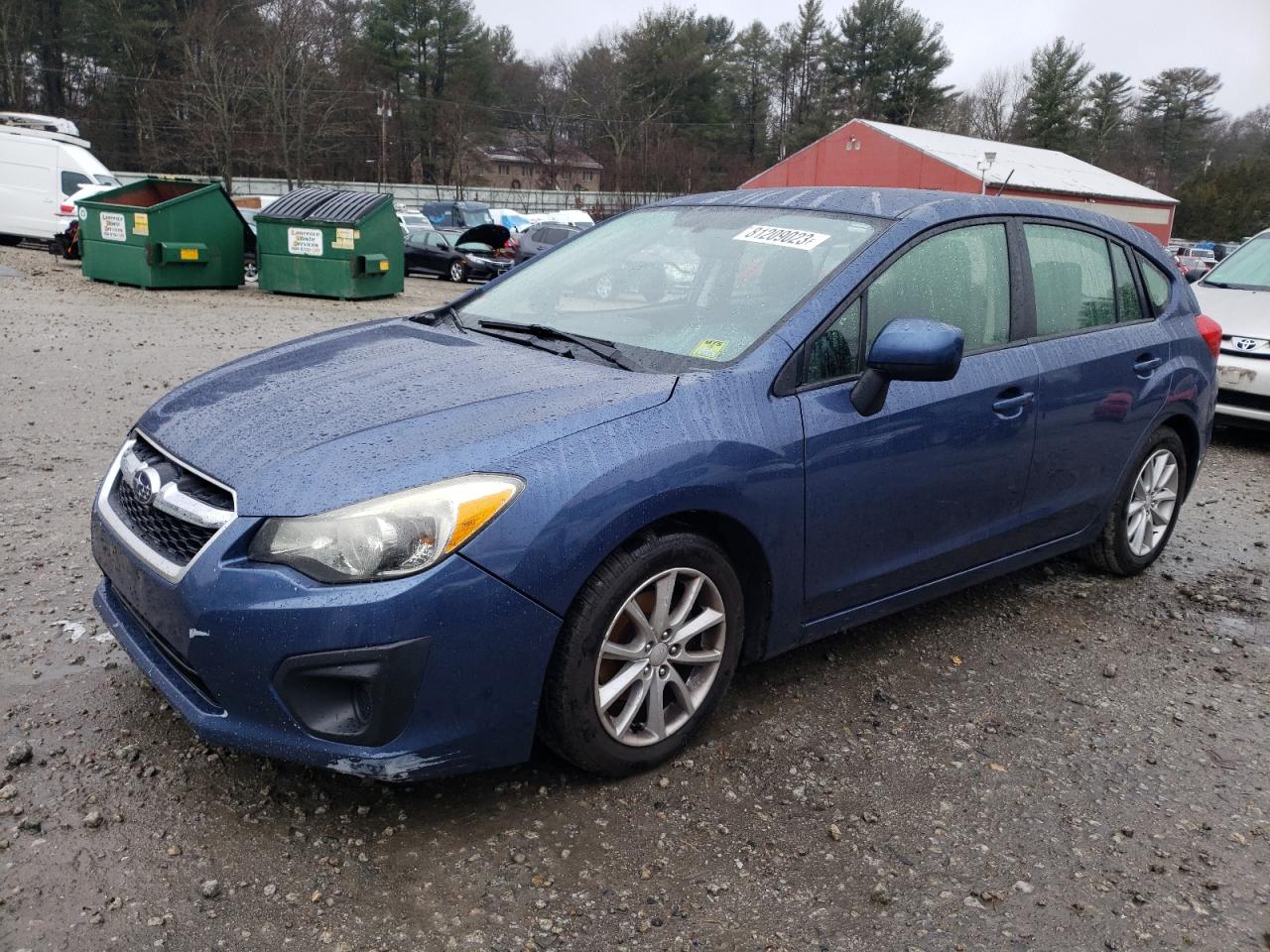 Изображение 1 2012 SUBARU IMPREZA PREMIUM 2012 с VIN JF1GPAB63CH222139