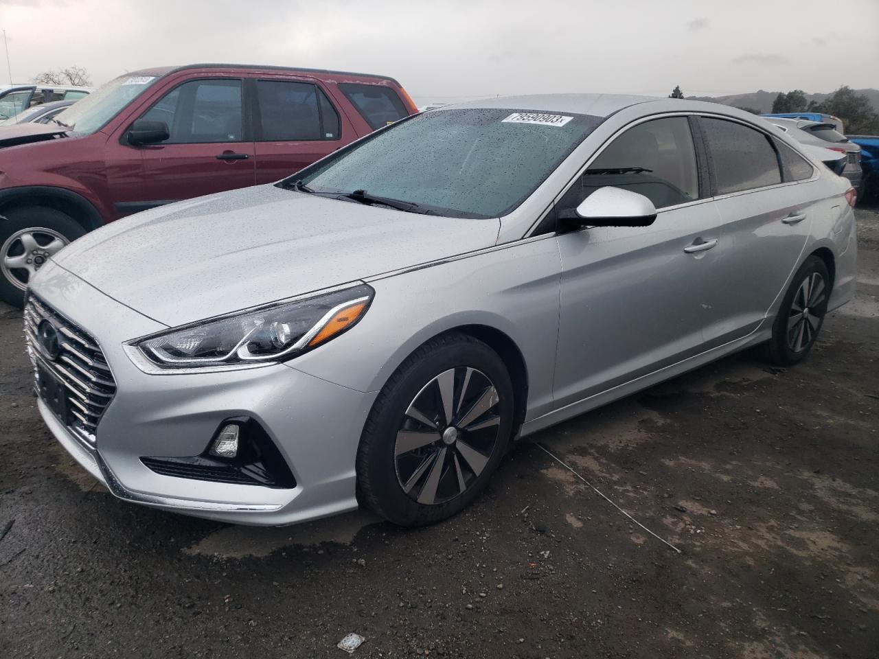 Image 1 of 2019 HYUNDAI SONATA SE 2019 with VIN 5NPE24AF0KH816996