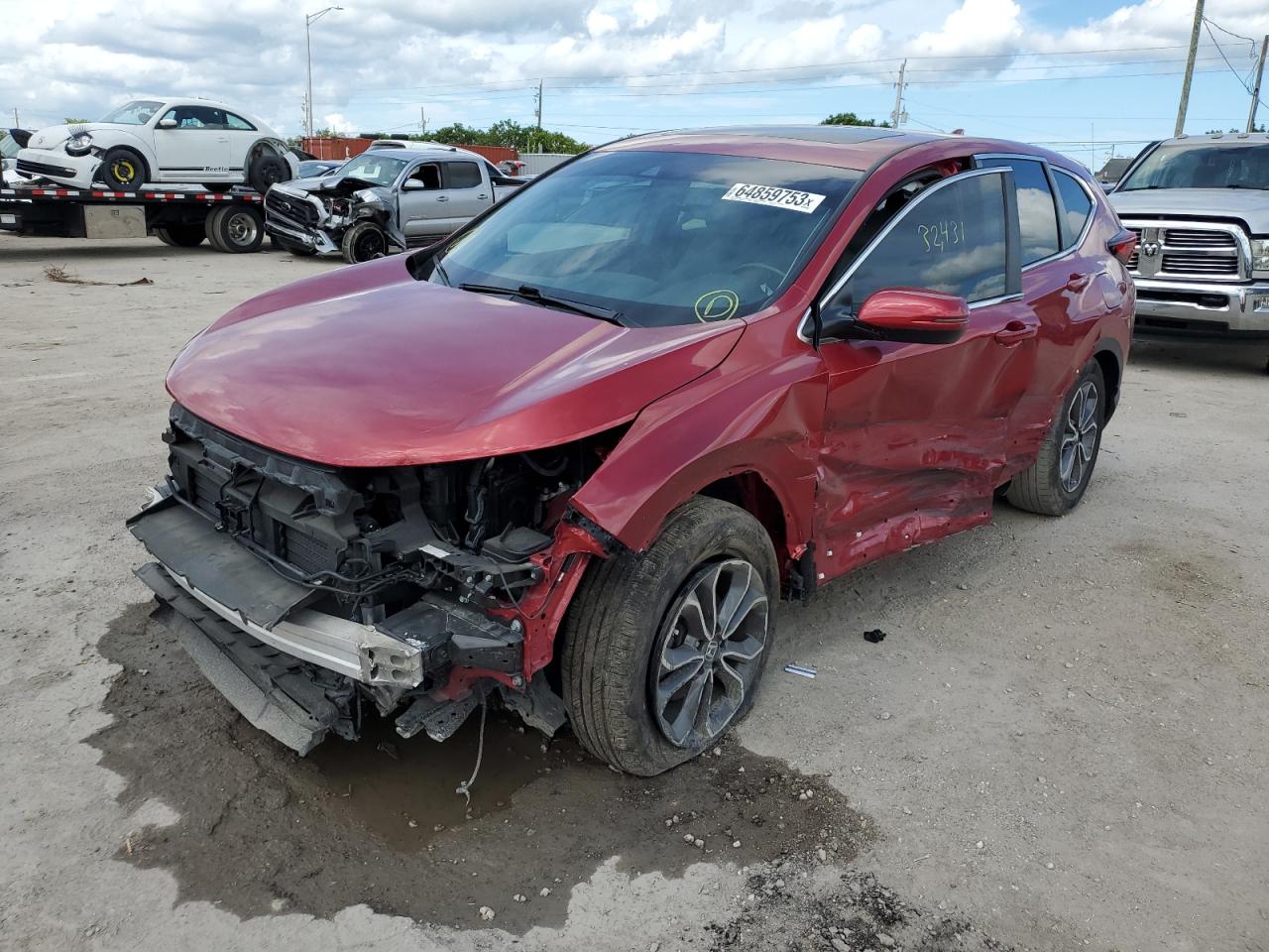 Изображение 1 2020 HONDA CR-V EXL 2020 с VIN 2HKRW1H80LH407507