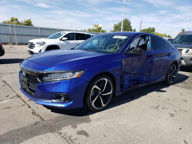 Image 1 of 2021 HONDA ACCORD SPORT 2021 with VIN 1HGCV2F35MA012805