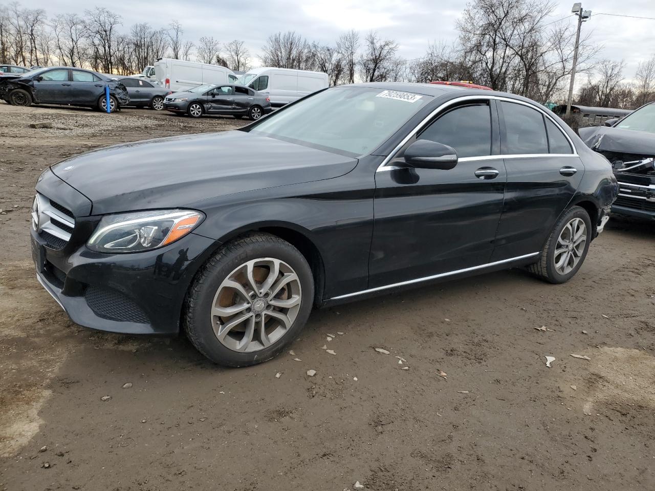 Image 1 of 2016 MERCEDES-BENZ C 300 4MATIC 2016 with VIN 55SWF4KB5GU107599