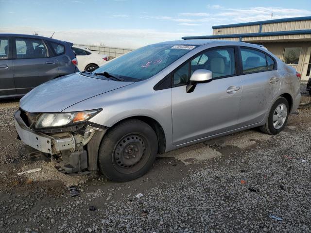 Image 1 of 2013 HONDA CIVIC LX 2013 with VIN 19XFB2F5XDE047293