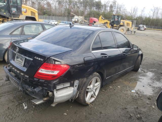 Image 3 of 2013 MERCEDES-BENZ C-CLASS 300 4MATIC 2013 with VIN WDDGF8AB3DR291211
