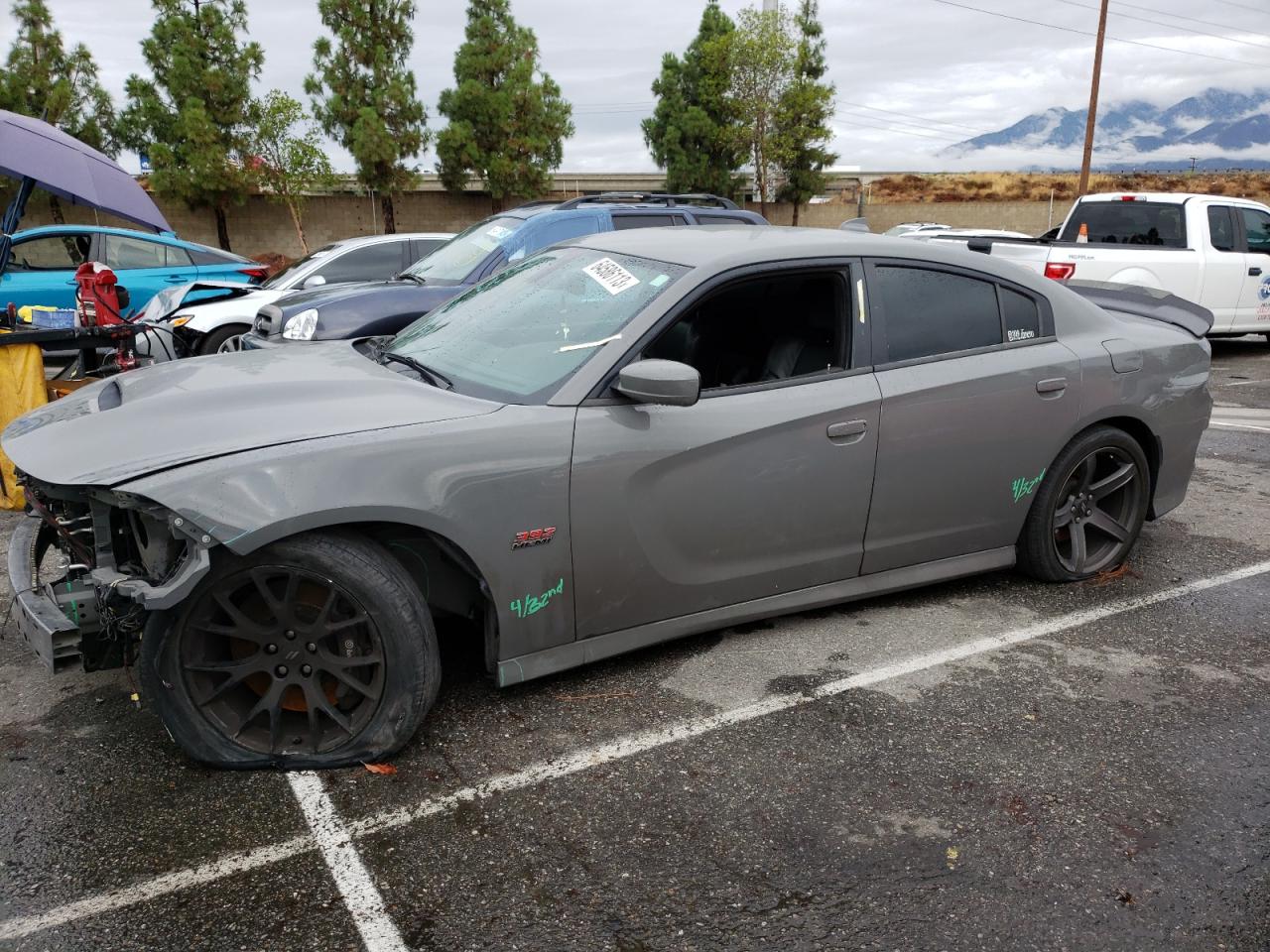 Image 1 of 2019 DODGE CHARGER SCAT PACK 2019 with VIN 2C3CDXGJ1KH712352