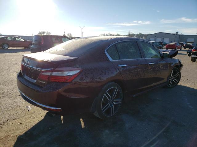 Image 3 of 2017 HONDA ACCORD SPORT 2017 with VIN 1HGCR2F59HA287881