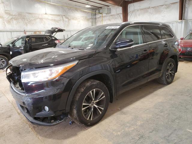 Image 1 of 2016 TOYOTA HIGHLANDER XLE 2016 with VIN 5TDJKRFH9GS264048