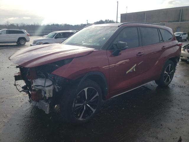 Image 1 of 2022 TOYOTA HIGHLANDER XSE 2022 with VIN 5TDJZRAHXNS105040