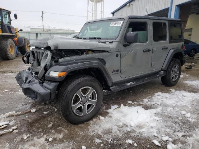 Image 1 of 2022 JEEP WRANGLER UNLIMITED SPORT 2022 with VIN 1C4HJXDM2NW144496