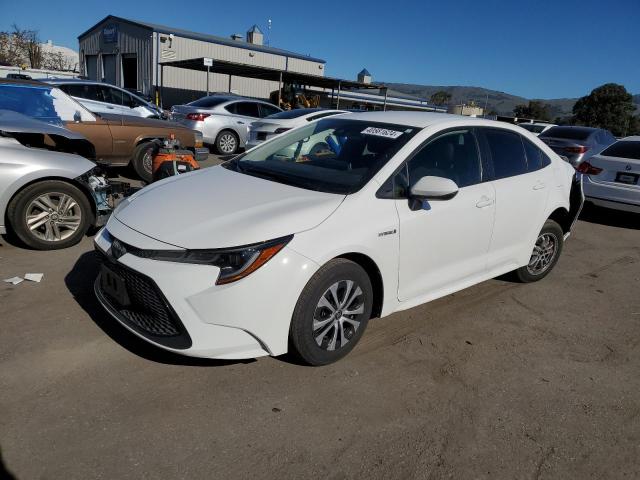 Image 1 of 2021 TOYOTA COROLLA LE 2021 with VIN JTDEAMDE8MJ016592