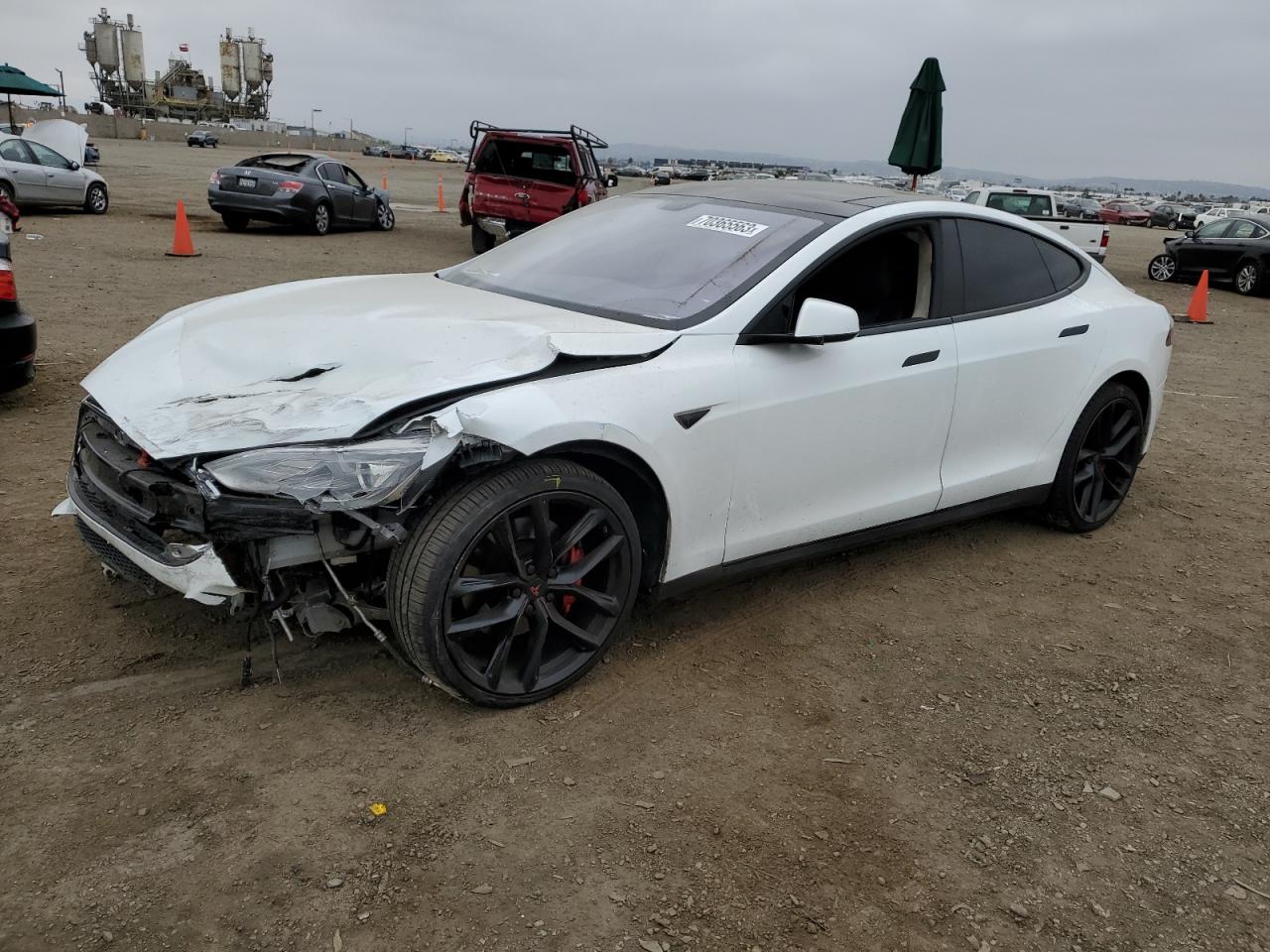 Изображение 1 2014 TESLA MODEL S  2014 с VIN 5YJSA1H15EFP40516