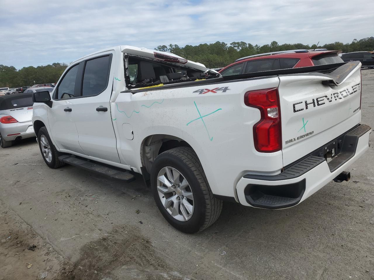 Image 2 of 2022 CHEVROLET SILVERADO LTD K1500 CUSTOM 2022 with VIN 1GCPYBEK6NZ115959