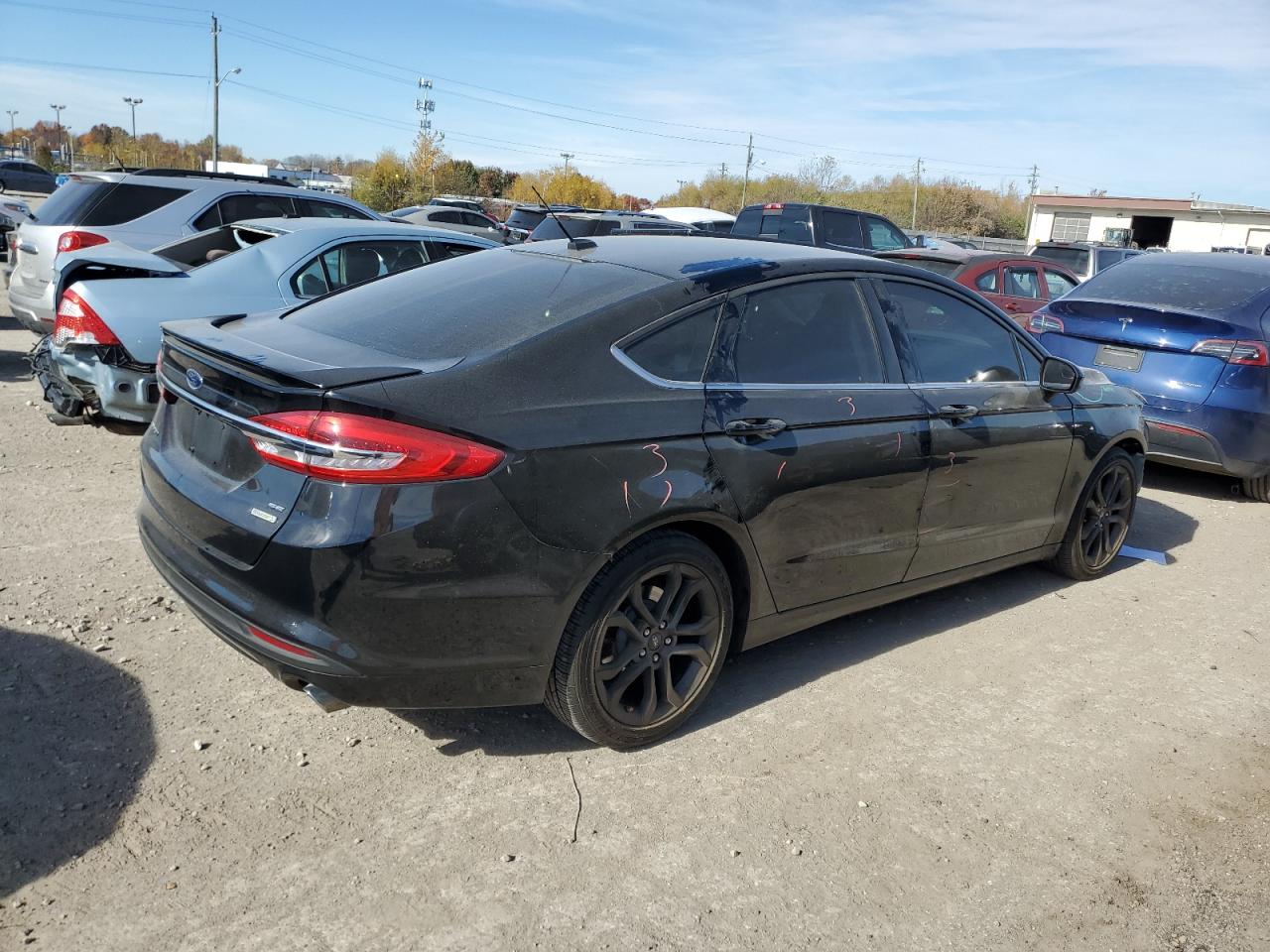 Изображение 3 2018 FORD FUSION SE 2018 с VIN 3FA6P0HD2JR245435