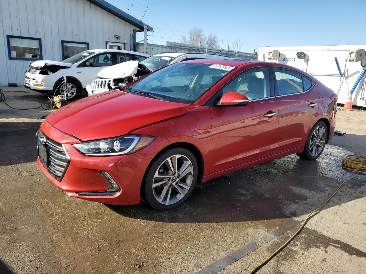 Image 1 of 2017 HYUNDAI ELANTRA SE 2017 with VIN 5NPD84LFXHH074574