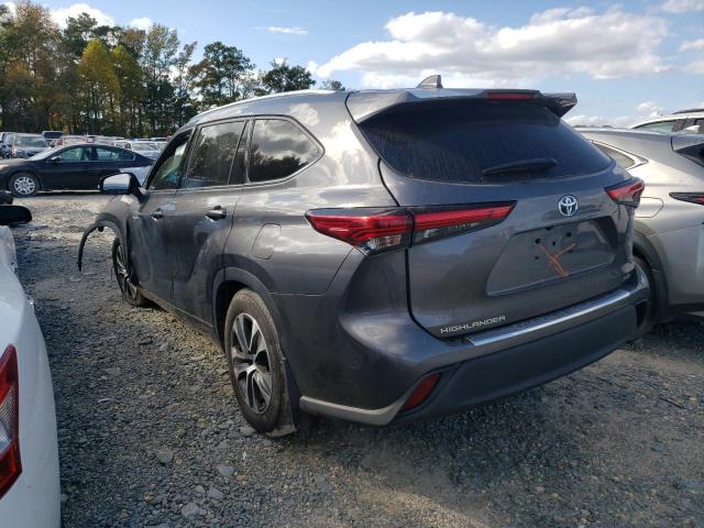 Изображение 2 2020 TOYOTA HIGHLANDER HYBRID XLE 2020 с VIN 5TDGBRCH6LS508277