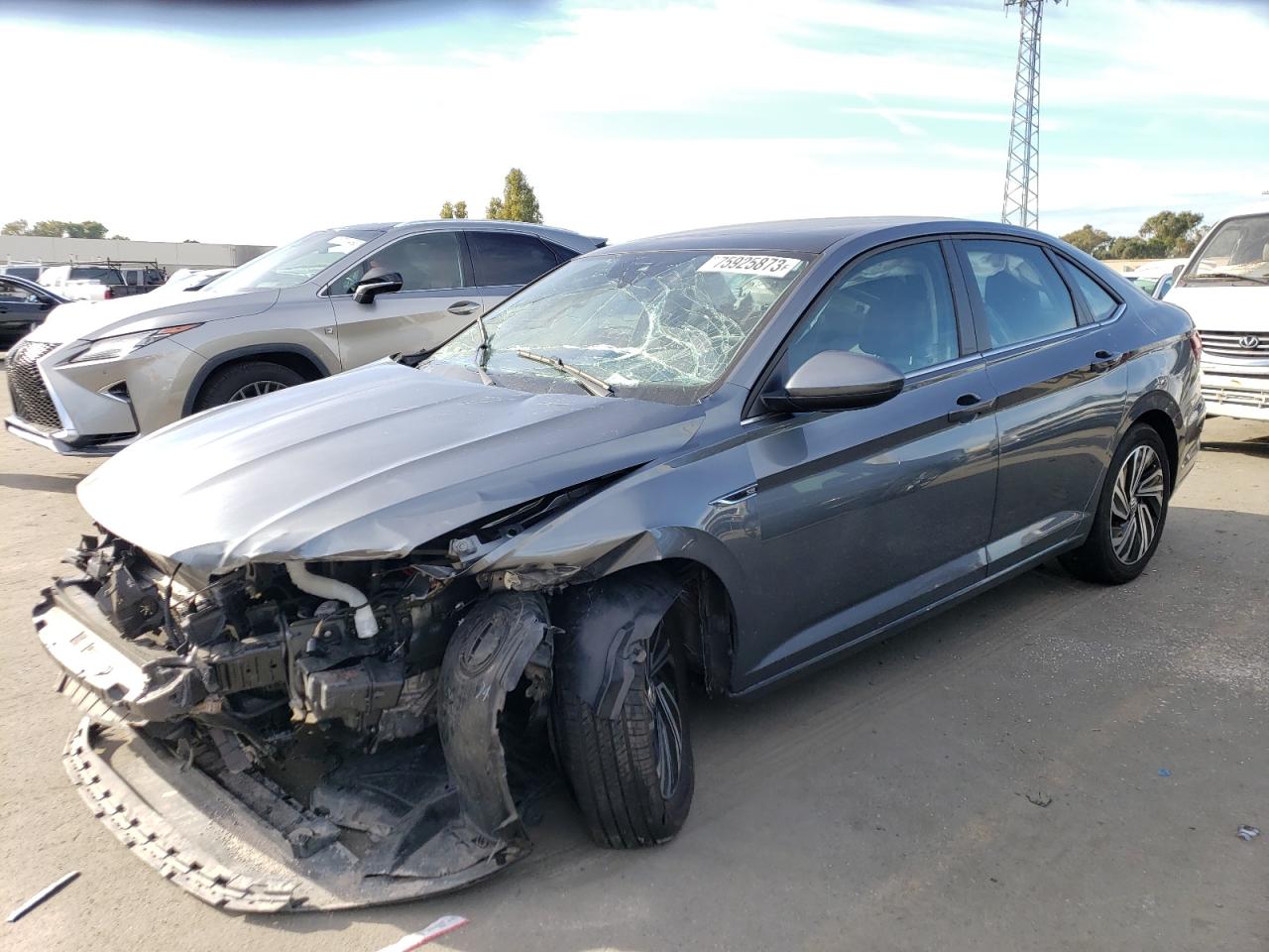 Image 1 of 2021 VOLKSWAGEN JETTA SEL 2021 with VIN 3VWE57BU0MM028669