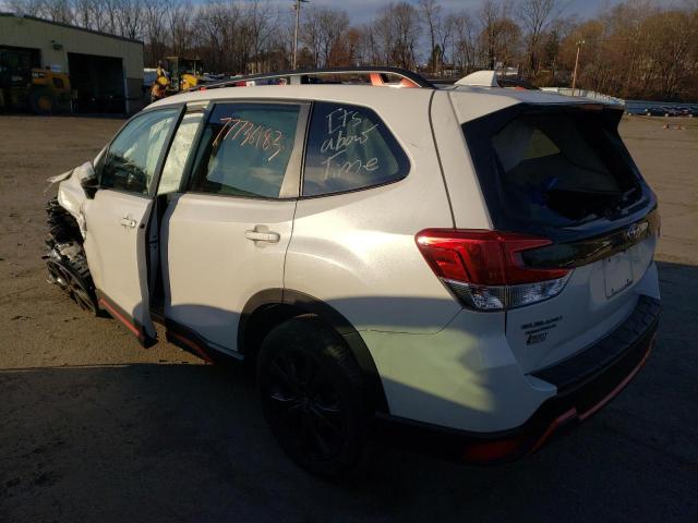 Image 2 of 2021 SUBARU FORESTER SPORT 2021 with VIN JF2SKARCXMH541247