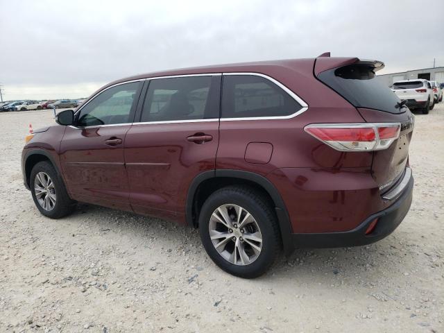 Obraz 2 z 2014 TOYOTA HIGHLANDER LE 2014 z VIN 5TDZKRFH9ES015216