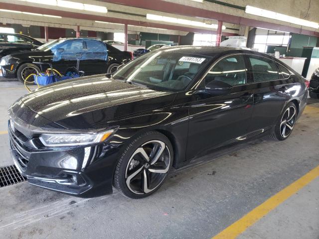 Image 1 of 2022 HONDA ACCORD SPORT 2022 with VIN 1HGCV2F34NA004440