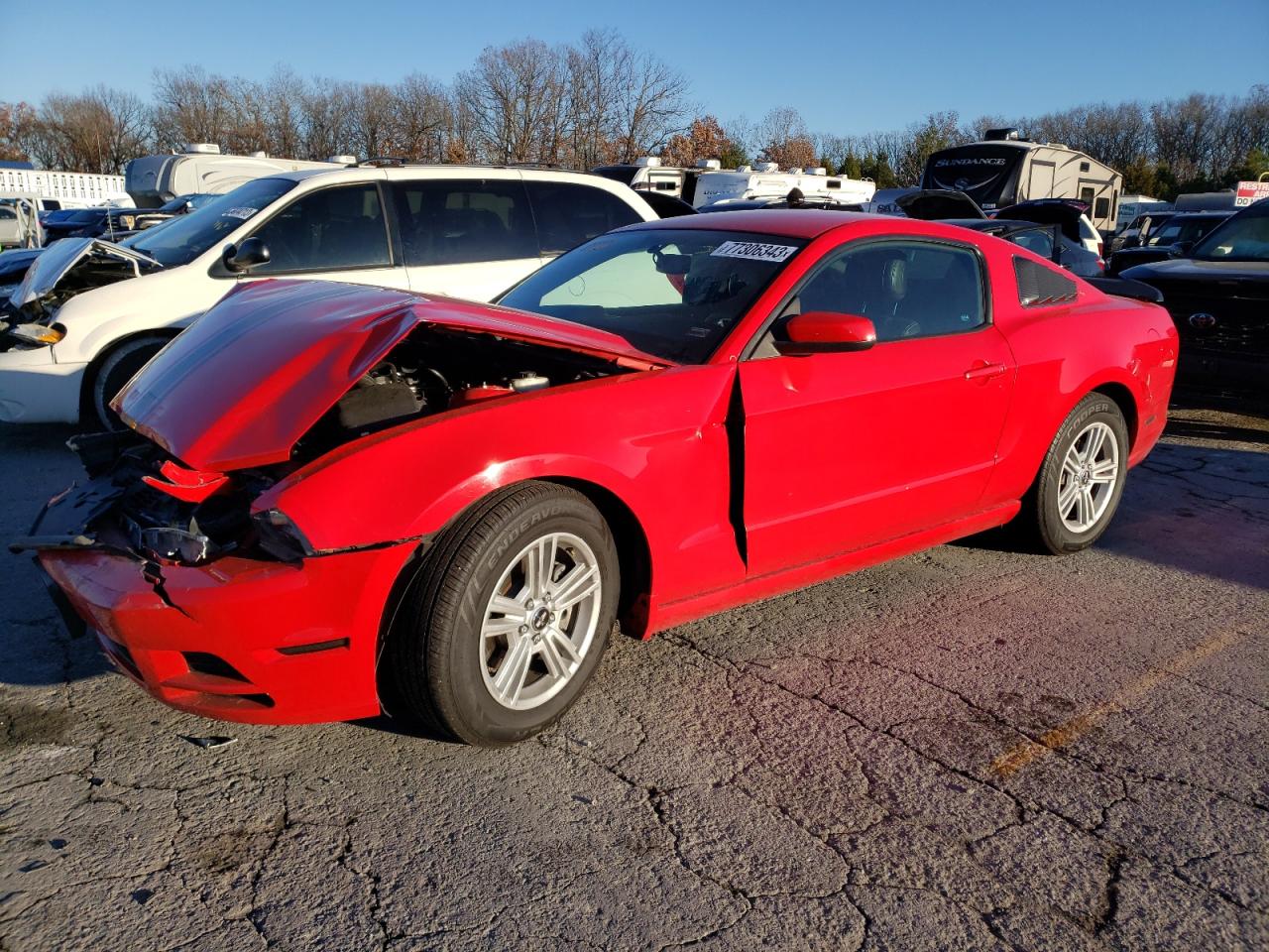 Image 1 of 2014 FORD MUSTANG  2014 with VIN 1ZVBP8AM9E5272302