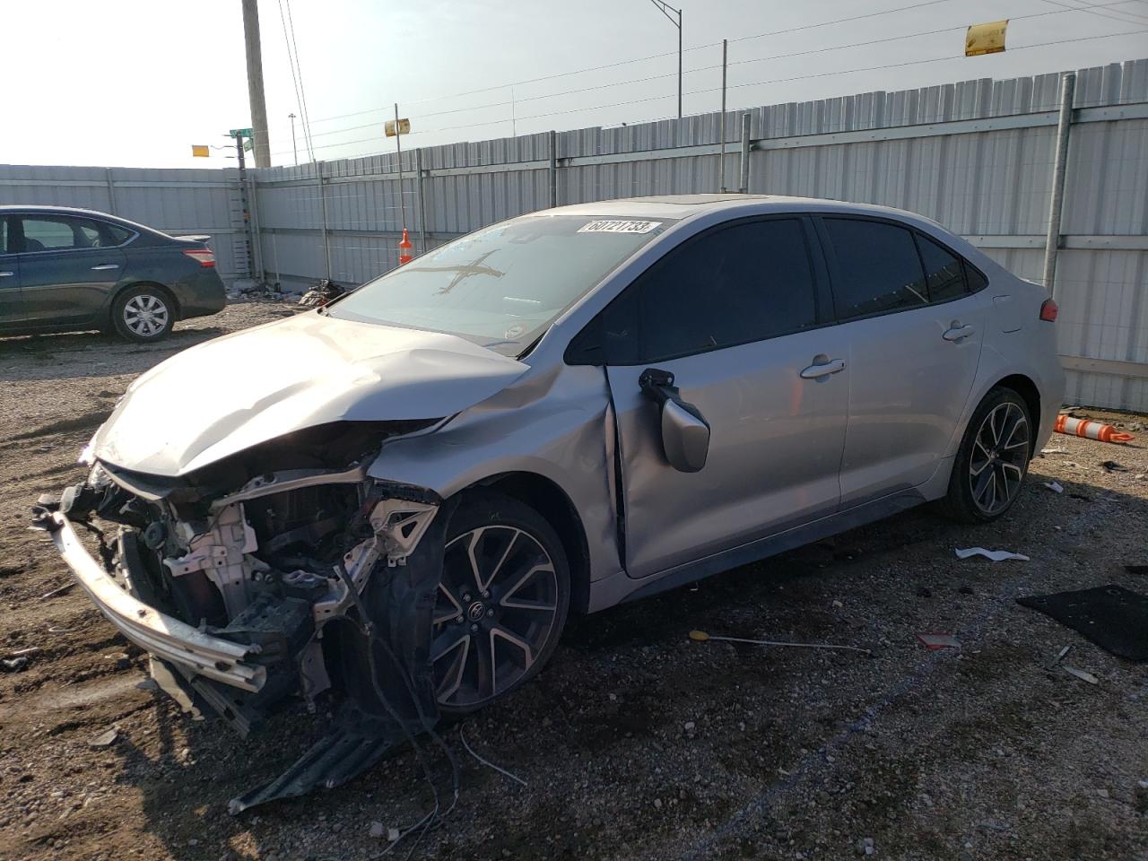 Image 1 of 2021 TOYOTA COROLLA SE 2021 with VIN JTDP4MCEXMJ069649