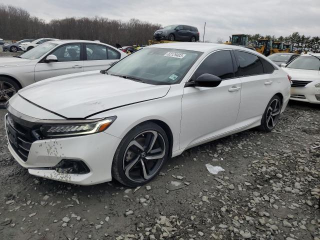 Image 1 of 2021 HONDA ACCORD SPORT SE 2021 with VIN 1HGCV1F47MA033562