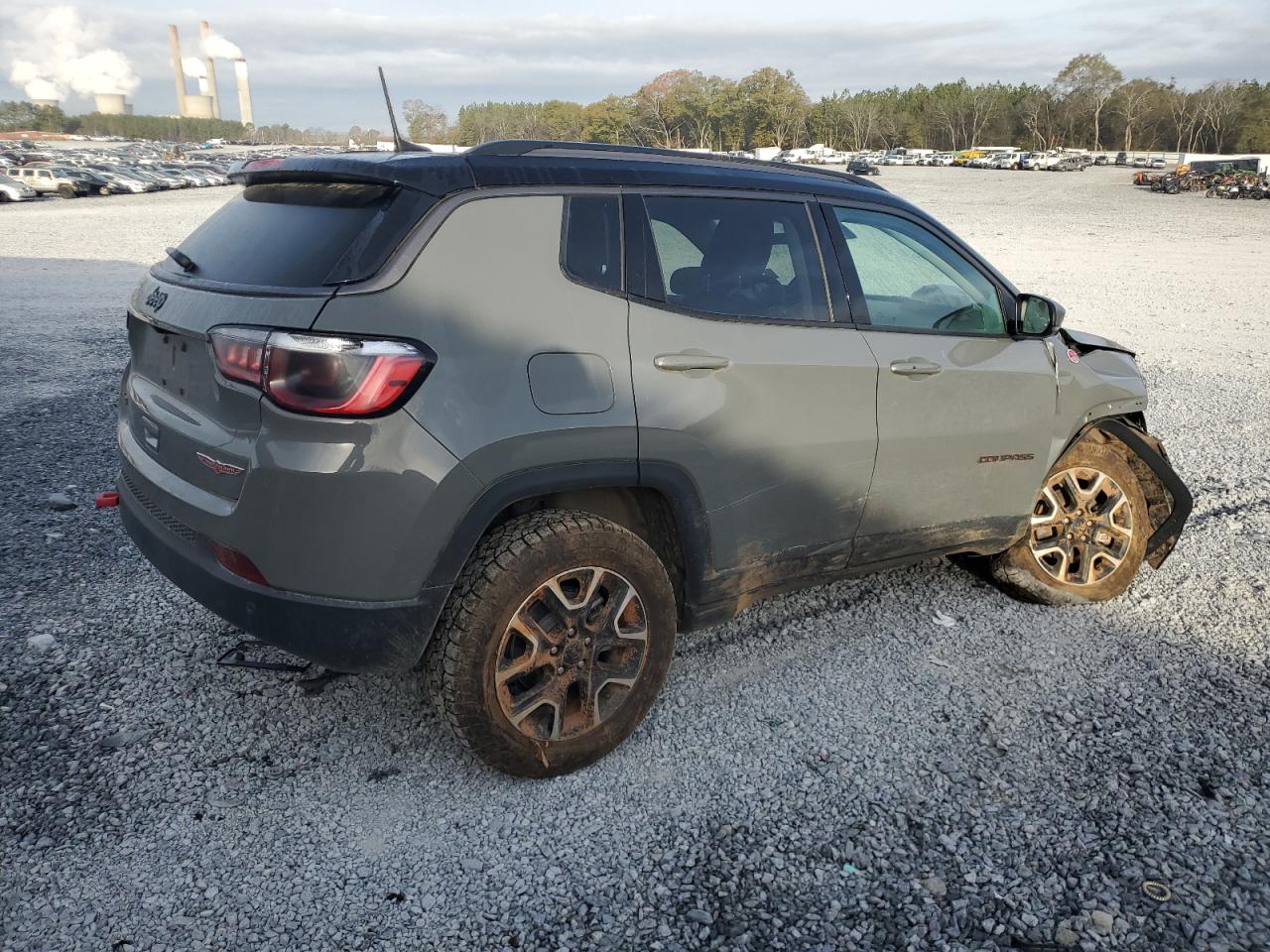 Image 3 of 2021 JEEP COMPASS TRAILHAWK 2021 with VIN 3C4NJDDB5MT548199