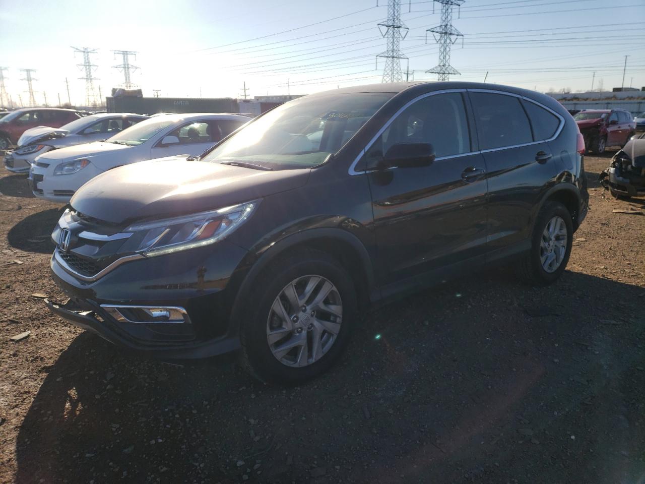 Image 1 of 2015 HONDA CR-V EX 2015 with VIN 5J6RM4H52FL055621
