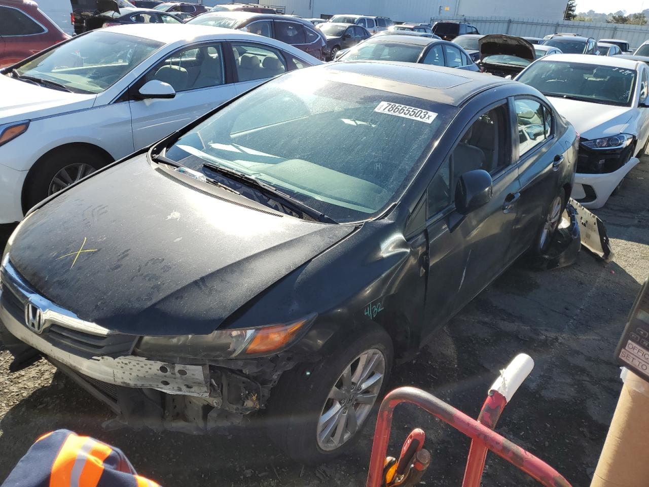 Изображение 1 2012 HONDA CIVIC EXL 2012 с VIN 19XFB2F99CE333167