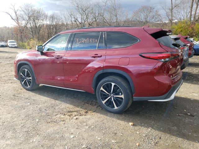 Изображение 2 2022 TOYOTA HIGHLANDER XSE 2022 с VIN 5TDLZRAH2NS134377