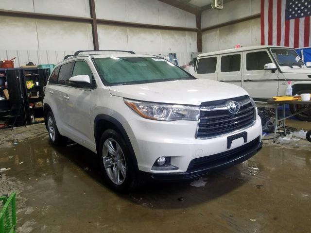 Изображение 1 2015 TOYOTA HIGHLANDER LIMITED 2015 с VIN 5TDDKRFHXFS192997